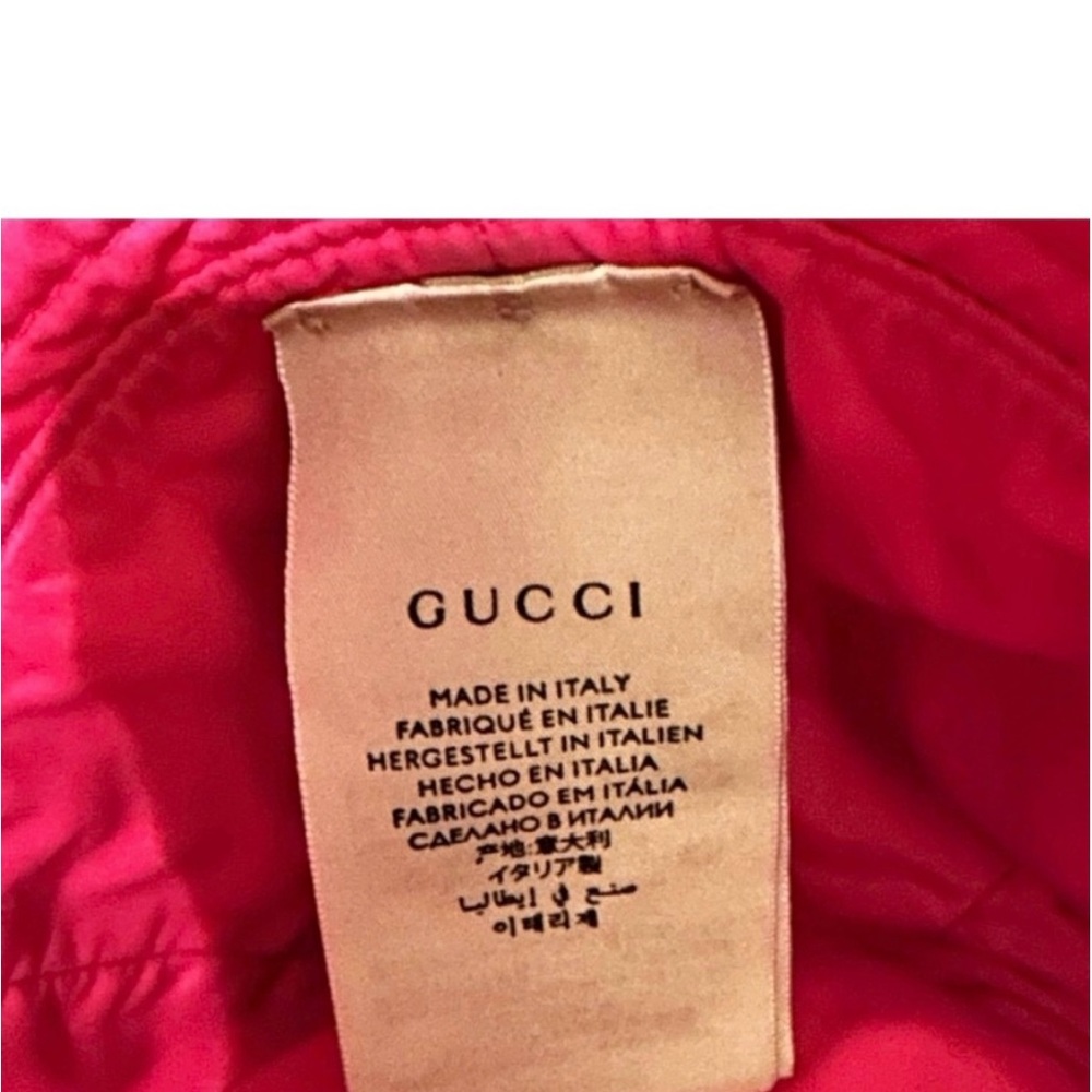 Gucci Pink Bucket Hat - Picture 7 of 9